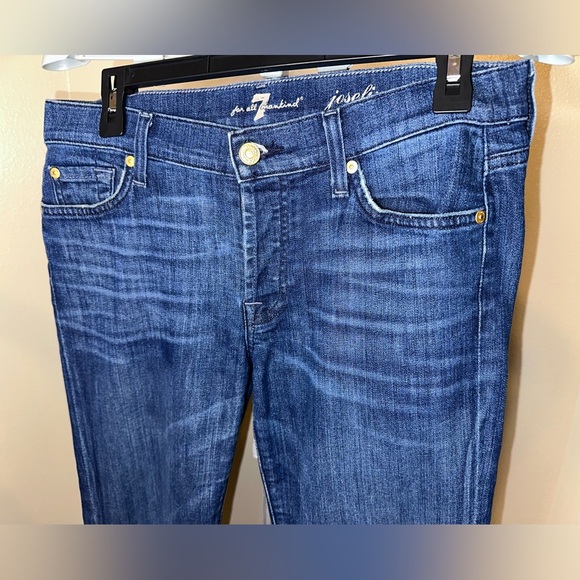 7 For All Mankind Josefina Skinny Boyfriend Button-fly Jeans - Picture 7 of 10